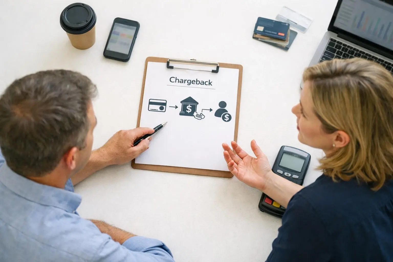How Chargeback applies to Credit Card Processing services in Arlington, United States—practical illustration