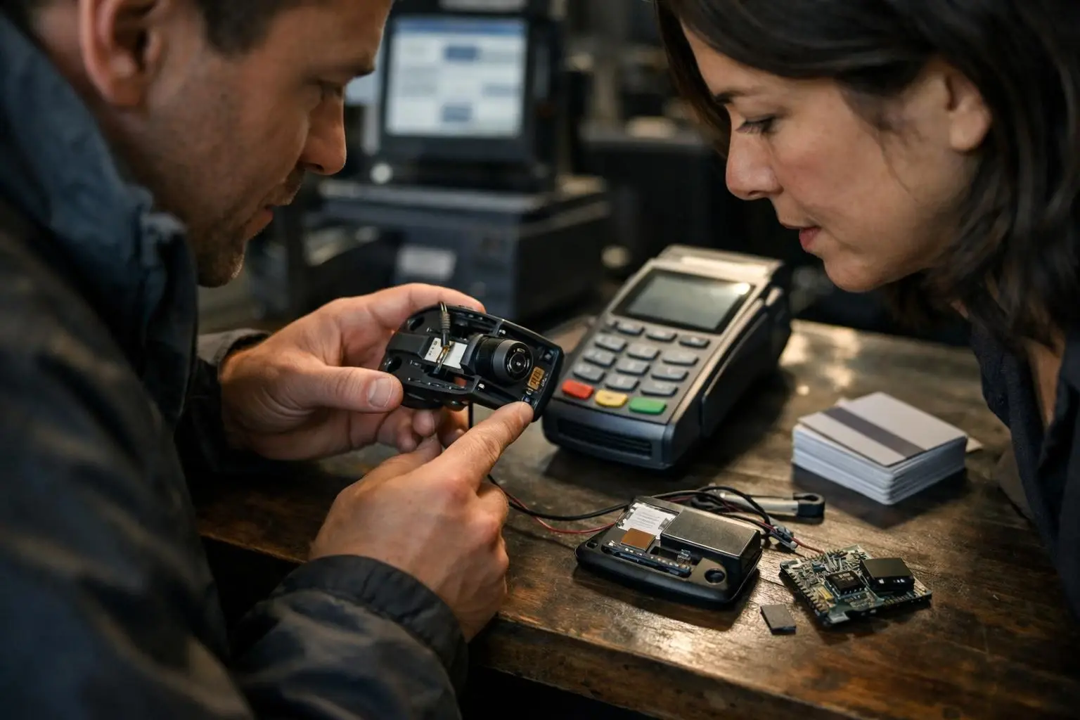 How Credit Card Skimming applies to Credit Card Processing services in Arlington, United States—practical illustration