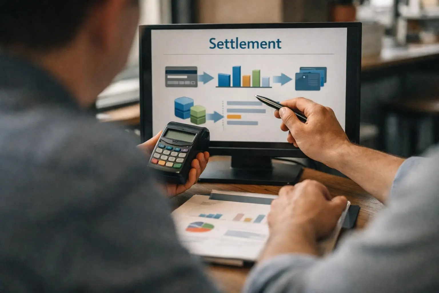 How Settlement applies to Credit Card Processing services in Arlington, United States—practical illustration