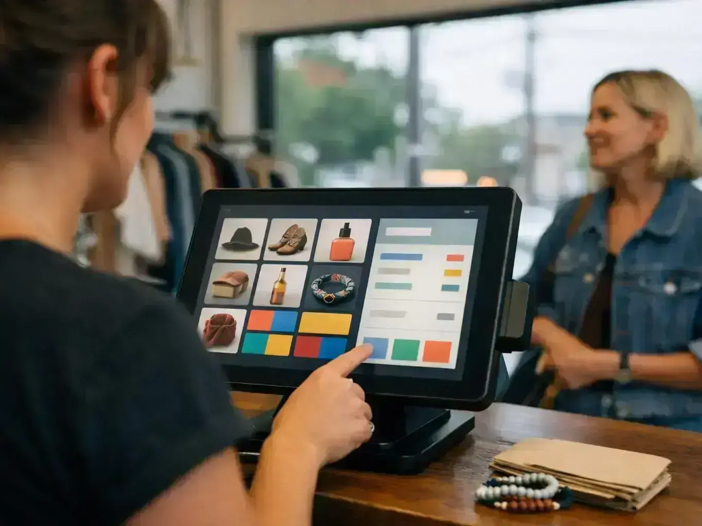 Contact Credit Card Processing — in action